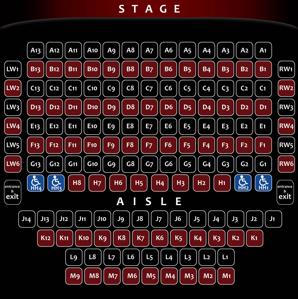 Gables Stage Seating Chart